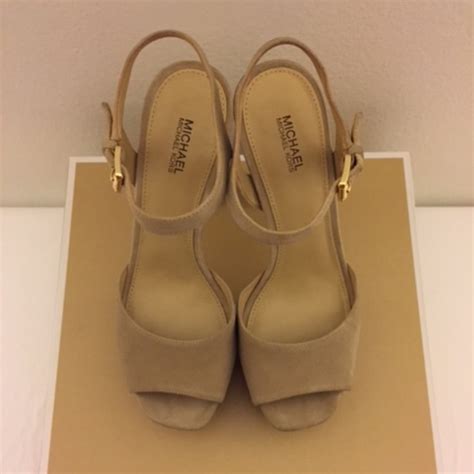 michael kors trish suede sandals